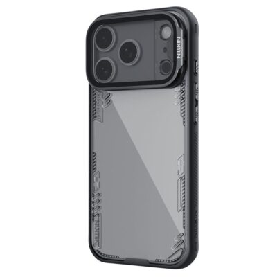 NILLKIN Iceblade CamProp For iPhone 17 Pro Case Clear Lens Lid Kickstand Phone Cover by The Case Factory