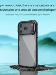 NILLKIN Iceblade CamProp For iPhone 17 Pro Case Clear Lens Lid Kickstand Phone Cover by The Case Factory