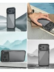 NILLKIN Iceblade CamProp For iPhone 17 Pro Case Clear Lens Lid Kickstand Phone Cover by The Case Factory