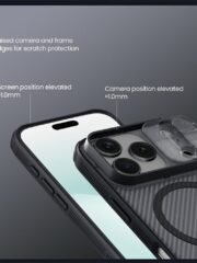 NILLKIN Camshield Pro Magnetic Series For iPhone 17 Pro Case Phone Cover with Camera Slider by The Case Factory
