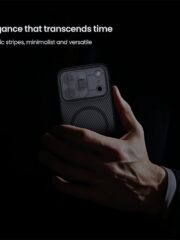 NILLKIN Camshield Pro Magnetic Series For iPhone 17 Pro Max Case Clear Black Phone Cover with Camera Slider by The Case Factory