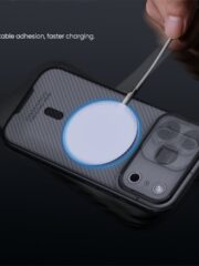 NILLKIN Camshield Pro Magnetic Series For iPhone 17 Pro Max Case Clear Black Phone Cover with Camera Slider by The Case Factory