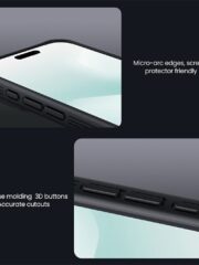 NILLKIN Camshield Pro Magnetic Series For iPhone 17 Pro Max Case Clear Black Phone Cover with Camera Slider by The Case Factory