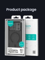 NILLKIN Camshield Pro Magnetic Series For iPhone 17 Pro Max Case Clear Black Phone Cover with Camera Slider by The Case Factory