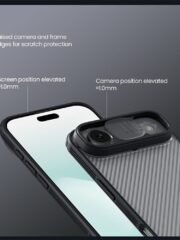 NILLKIN Camshield Pro Series For iPhone Air Case Clear Black Phone Cover with Camera Slider by The Case Factory