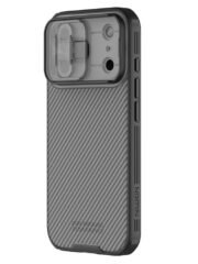 NILLKIN Camshield Pro Series For iPhone 17 Pro Max Case Clear Black Phone Cover with Camera Slider by The Case Factory