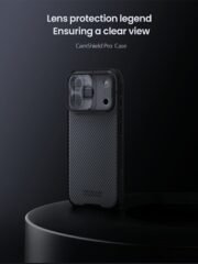 NILLKIN Camshield Pro Series For iPhone 17 Pro Max Case Clear Black Phone Cover with Camera Slider by The Case Factory
