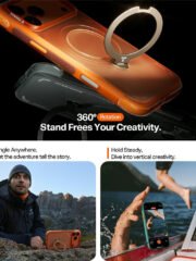 TORRAS Ostand Q3 Air Series For iPhone 17 Pro Max Case with Kickstand Compatible with MagSafe Shockproof Phone Cover by The Case Factory