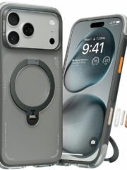 TORRAS Ostand Q3 Air Series For iPhone 17 Pro Max Case with Kickstand Compatible with MagSafe Shockproof Phone Cover Black iPhone 17 Pro Max by The Case Factory