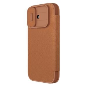 NILLKIN Qin Pro Series for iPhone 17 Case with Card Slots Leather Phone Cover by The Case Factory