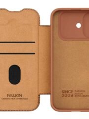 NILLKIN Qin Pro Series for iPhone 17 Case with Card Slots Leather Phone Cover by The Case Factory