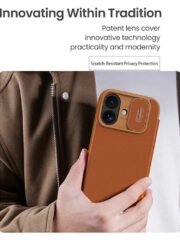 NILLKIN Qin Pro Series for iPhone 17 Case with Card Slots Leather Phone Cover by The Case Factory