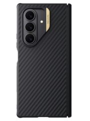 NILLKIN For Samsung Galaxy Z Fold7 Magnetic Case Carbon Fiber Texture TPU-PC Shockproof Phone Cover by The Case Factory
