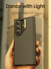 NILLKIN For Samsung Galaxy Z Fold7 Magnetic Case Carbon Fiber Texture TPU-PC Shockproof Phone Cover by The Case Factory