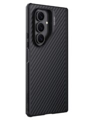 NILLKIN For Samsung Galaxy Z Fold7 Magnetic Case Carbon Fiber Texture TPU-PC Shockproof Phone Cover Black Samsung Galaxy Z Fold7 by The Case Factory