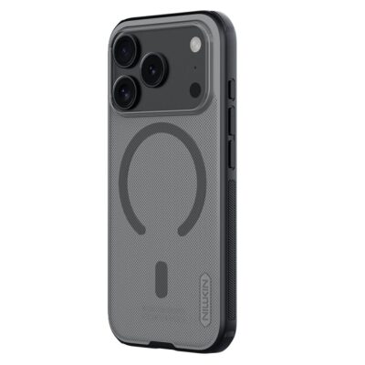 NILLKIN Super Frosted Shield Pro for iPhone 17 Pro Magnetic Case Matte Clear Black Phone Back Cover As Shown iPhone 17 Pro by The Case Factory