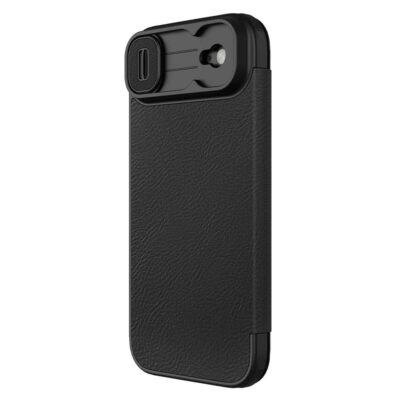 NILLKIN Qin Pro Series for iPhone Air Case with Card Slots Leather Phone Cover Black iPhone Air by The Case Factory