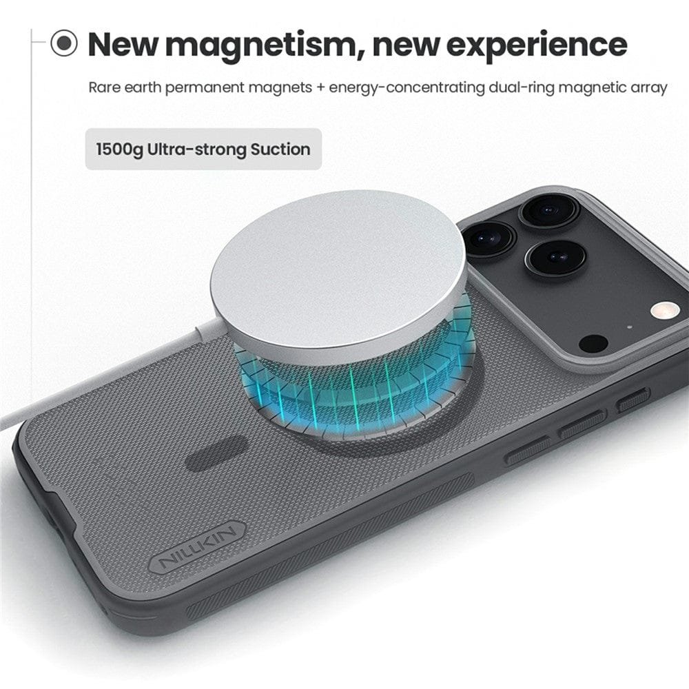 NILLKIN Super Frosted Shield Pro for iPhone 17 Pro Max Magnetic Case Matte Phone Cover by The Case Factory