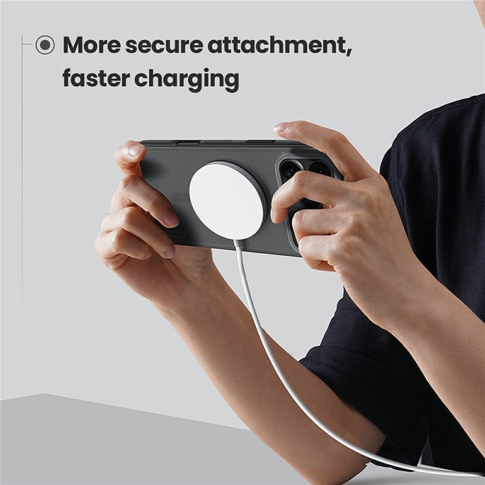 NILLKIN Super Frosted Shield Pro for iPhone 17 Pro Max Magnetic Case Matte Phone Cover by The Case Factory