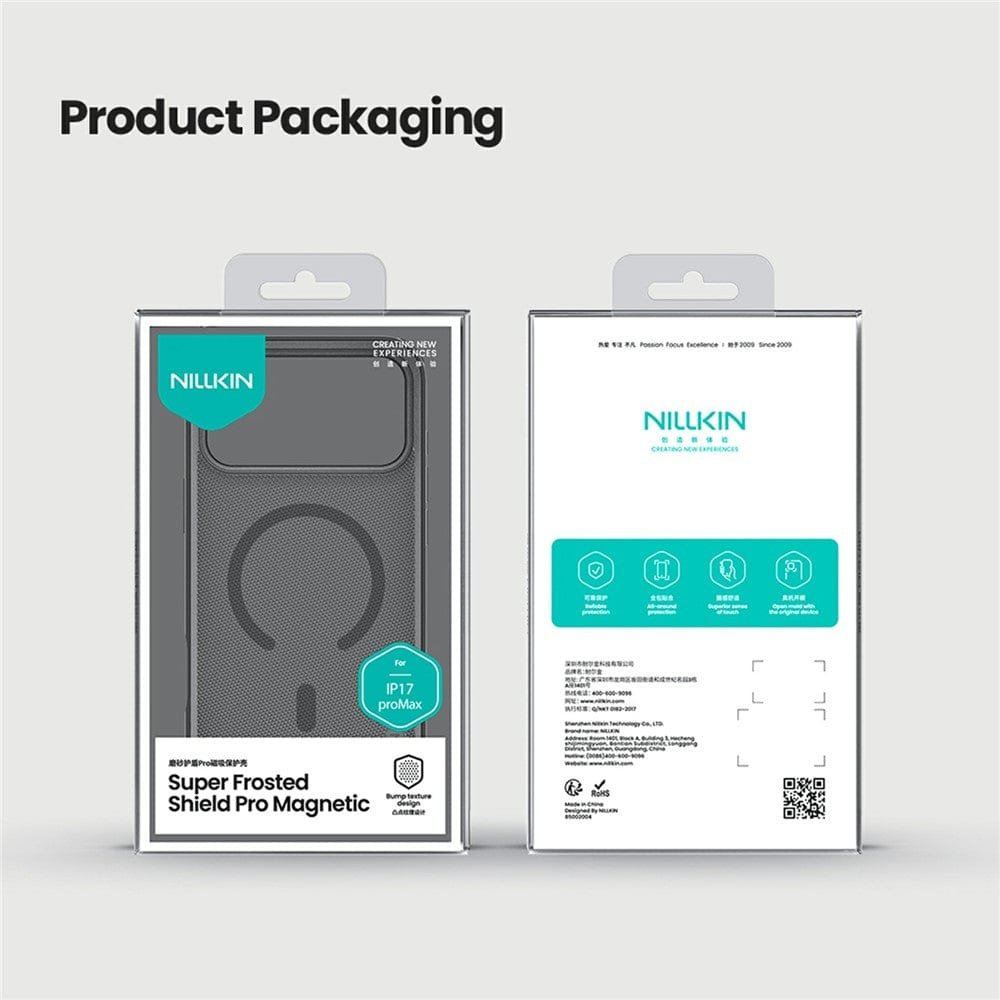 NILLKIN Super Frosted Shield Pro for iPhone 17 Pro Max Magnetic Case Matte Phone Cover by The Case Factory