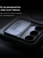 NILLKIN Camshield Pro Magnetic Series For Samsung Galaxy S25 FE Case TPU-PC Clear Black Phone Cover with Camera Slider by The Case Factory