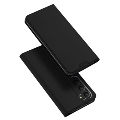 DUX DUCIS Skin Pro Series for Samsung Galaxy S23 Case Leather Card Holder Flip Stand Phone Cover with Card Slots Black Samsung Galaxy S23 by The Case Factory