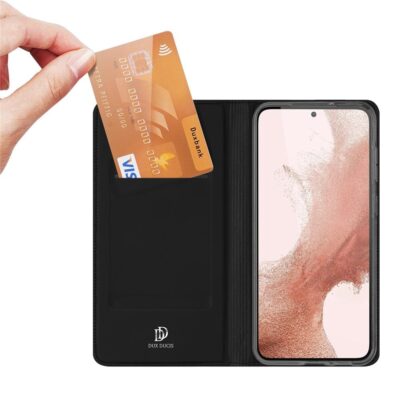 DUX DUCIS Skin Pro Series for Samsung Galaxy S23 Case Leather Card Holder Flip Stand Phone Cover with Card Slots by The Case Factory