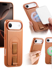 CASENEO For iPhone Air Magnetic Case Wristband Leather Shockproof Phone Cover by The Case Factory