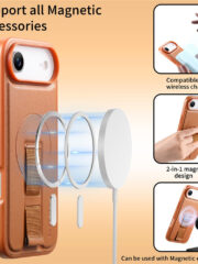 CASENEO For iPhone Air Magnetic Case Wristband Leather Shockproof Phone Cover by The Case Factory
