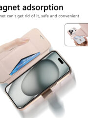 CASENEO For iPhone 17 Pro Max Case Compatible with MagSafe Detachable Leather Phone Cover with Lens Film by The Case Factory