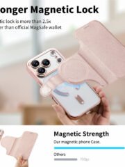 CASENEO For iPhone 17 Pro Case Compatible with MagSafe Detachable Leather Phone Cover with Lens Film by The Case Factory