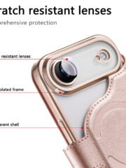 CASENEO For iPhone Air Case Compatible with MagSafe Detachable Leather Phone Cover with Lens Film by The Case Factory