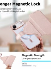 CASENEO For iPhone Air Case Compatible with MagSafe Detachable Leather Phone Cover with Lens Film by The Case Factory