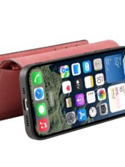 CASENEO For iPhone 17 Case Magnetic Detachable Zipper Wallet Leather Flip Phone Cover by The Case Factory