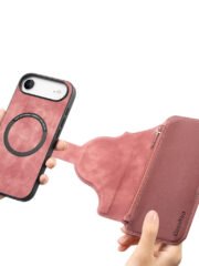 CASENEO For iPhone Air Case Magnetic Detachable Zipper Wallet Leather Flip Phone Cover by The Case Factory