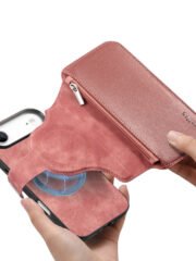 CASENEO For iPhone Air Case Magnetic Detachable Zipper Wallet Leather Flip Phone Cover by The Case Factory