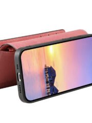 CASENEO For iPhone 17 Pro Case Magnetic Detachable Zipper Wallet Leather Flip Phone Cover by The Case Factory