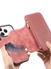 CASENEO For iPhone 17 Pro Case Magnetic Detachable Zipper Wallet Leather Flip Phone Cover by The Case Factory