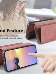 CASENEO For iPhone 17 Pro Case Magnetic Detachable Zipper Wallet Leather Flip Phone Cover by The Case Factory