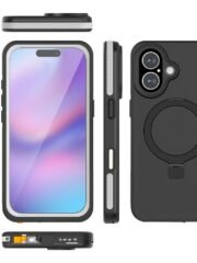 REDPEPPER For iPhone 17 IP68 Waterproof Case Kickstand Phone Back Cover | Compatible with MagSafe by The Case Factory