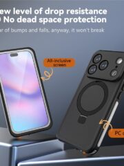 REDPEPPER For iPhone 17 Pro IP68 Waterproof Case Kickstand Phone Back Cover | Compatible with MagSafe by The Case Factory