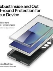 DUX DUCIS STEX Series For Samsung Galaxy Z Fold7 Case Kickstand Star Pattern Leather Back Cover with Tempered Glass Film by The Case Factory