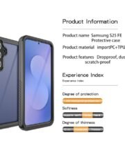 REDPEPPER FS Series For Samsung Galaxy S25 FE Waterproof Case IP68 Shockproof Phone Cover by The Case Factory