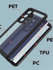 REDPEPPER FS Series For Samsung Galaxy S25 FE Waterproof Case IP68 Shockproof Phone Cover by The Case Factory