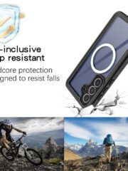 REDPEPPER FS Series For Samsung Galaxy S25 FE IP68 Waterproof Case Clear Phone Cover | Compatible with MagSafe by The Case Factory