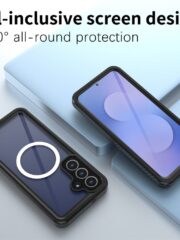 REDPEPPER FS Series For Samsung Galaxy S25 FE IP68 Waterproof Case Clear Phone Cover | Compatible with MagSafe by The Case Factory