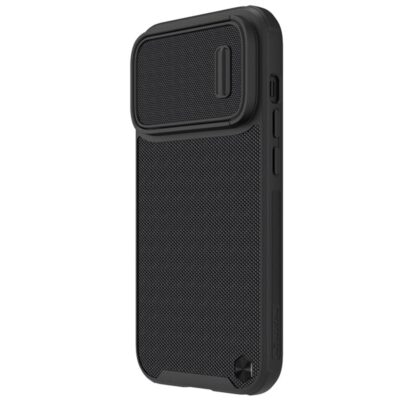 NILLKIN for iPhone 14 Pro Max Texture Protective Phone Case with Camera Slide Protector Support Magnetic Wireless Charging by The Case Factory