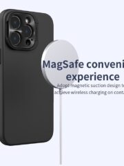 NILLKIN Lenswing Magnetic Case for iPhone 14 Pro Camera Lens Protector Hidden Kickstand Silicone Phone Cover | Compatible with MagSafe by The Case Factory