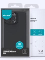 NILLKIN Lenswing Magnetic Case for iPhone 14 Pro Camera Lens Protector Hidden Kickstand Silicone Phone Cover | Compatible with MagSafe by The Case Factory