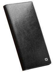 QIALINO For Samsung Galaxy S23 Ultra Wallet Case Flip Stand Genuine Leather Phone Cover by The Case Factory